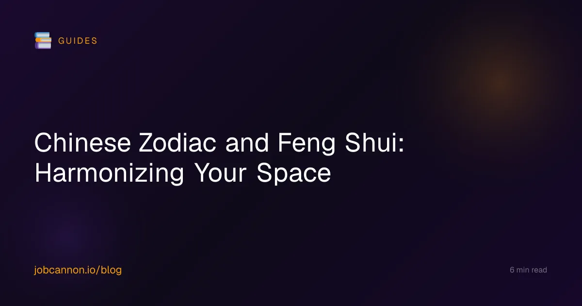 Chinese Zodiac and Feng Shui: Harmonizing Your Space