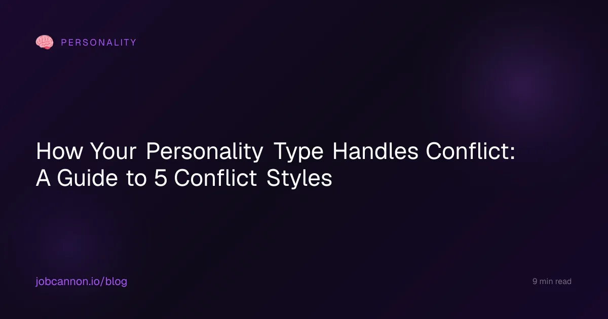 How Your Personality Type Handles Conflict: A Guide to 5 Conflict Styles