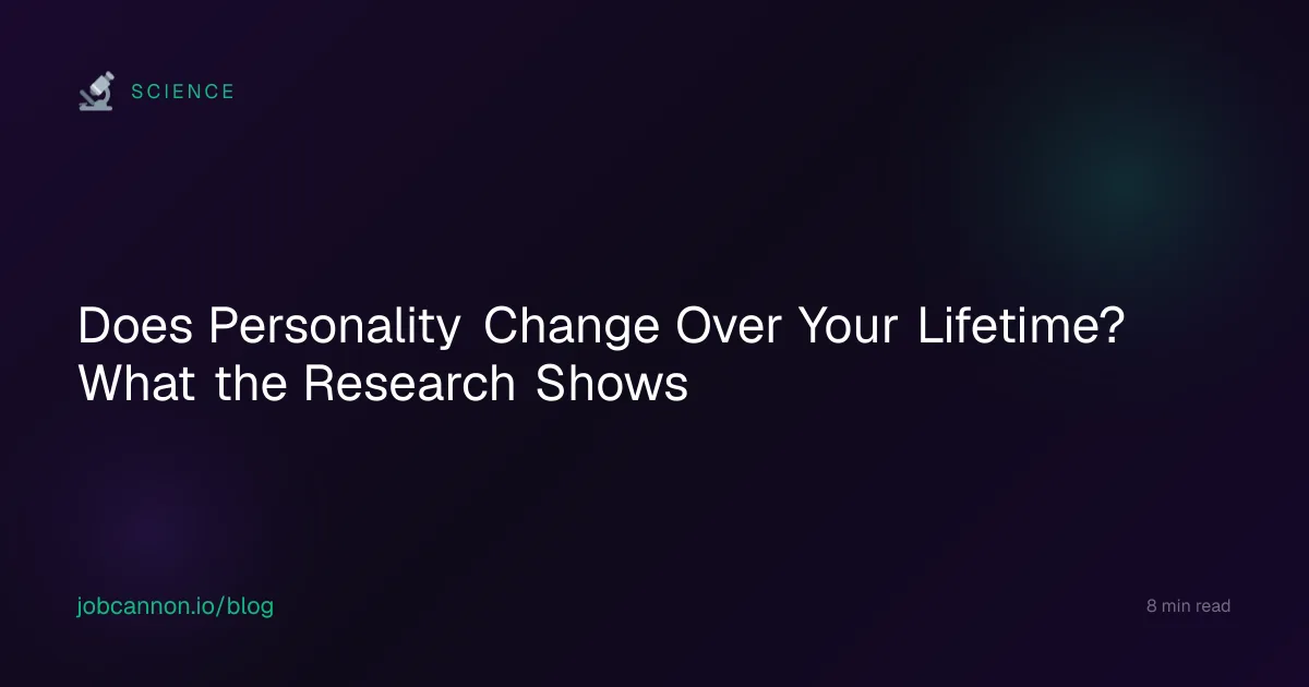 Does Personality Change Over Your Lifetime? What the Research Shows