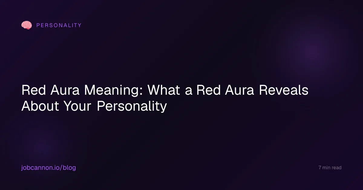 Red Aura Meaning: What a Red Aura Reveals About Your Personality