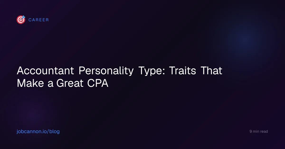 Accountant Personality Type: Traits That Make a Great CPA