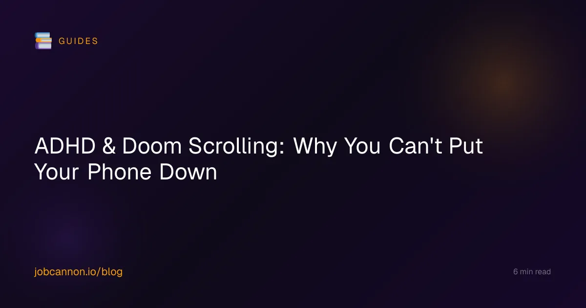 ADHD & Doom Scrolling: Why You Can't Put Your Phone Down