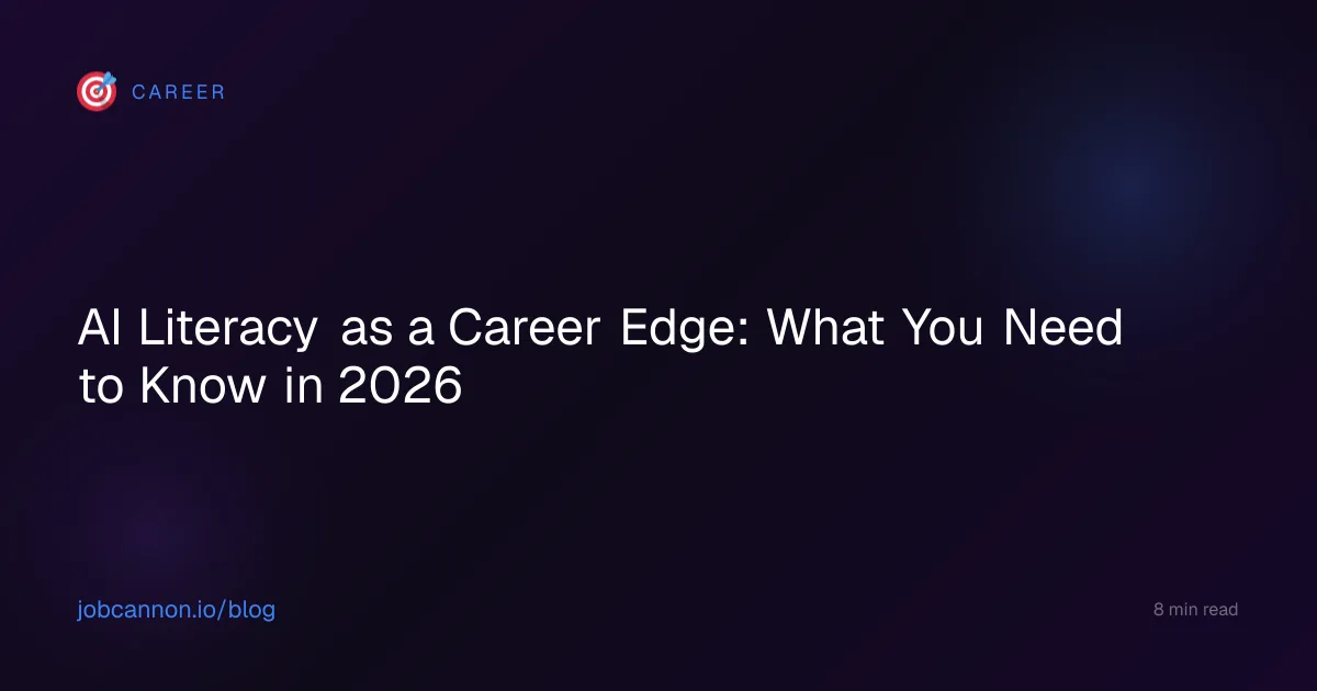 AI Literacy as a Career Edge: What You Need to Know in 2026