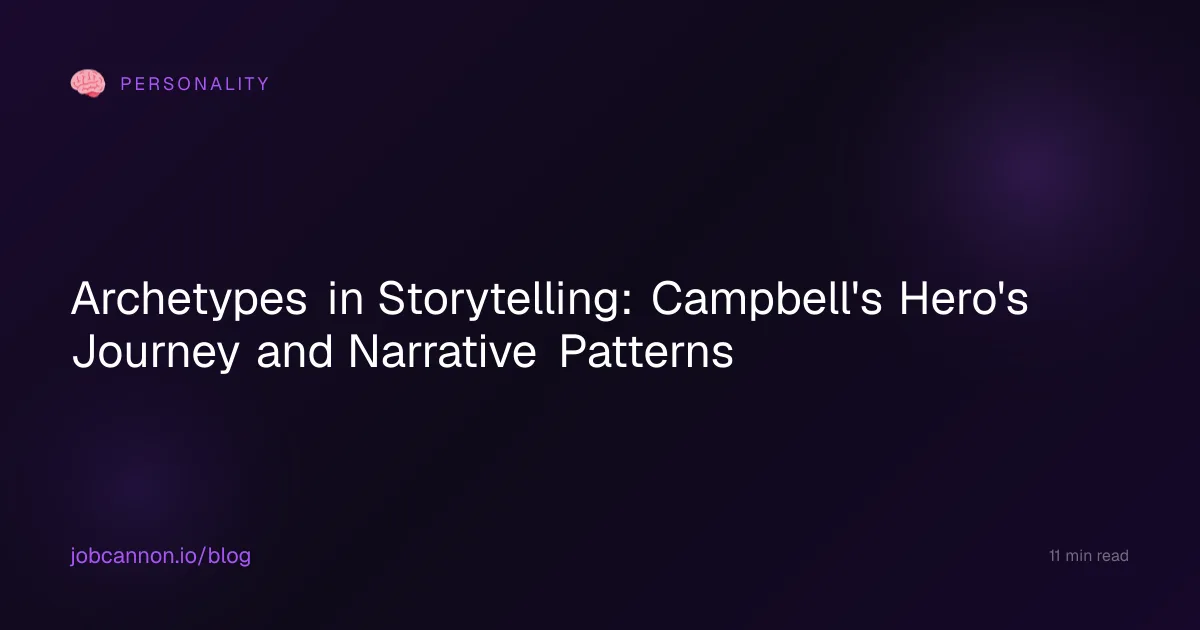 Archetypes in Storytelling: Campbell's Hero's Journey and Narrative Patterns