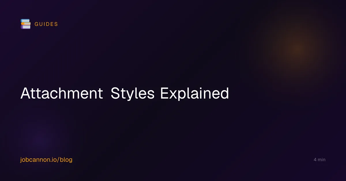 Attachment Styles Explained