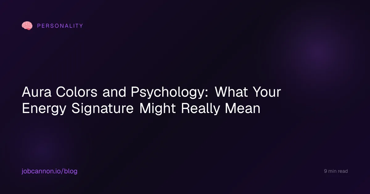Aura Colors and Psychology: What Your Energy Signature Might Really Mean