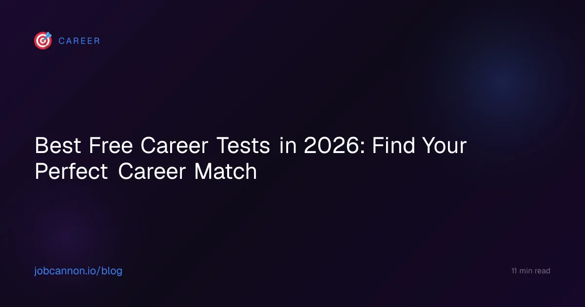 Best Free Career Tests in 2026: Find Your Perfect Career Match
