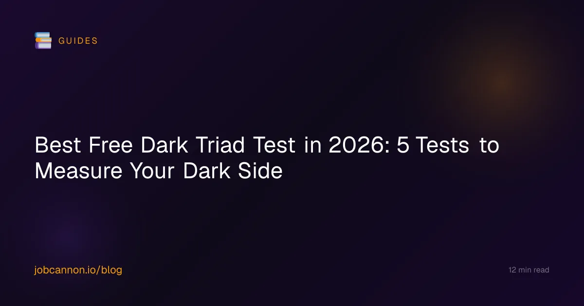 Best Free Dark Triad Test in 2026: 5 Tests to Measure Your Dark Side