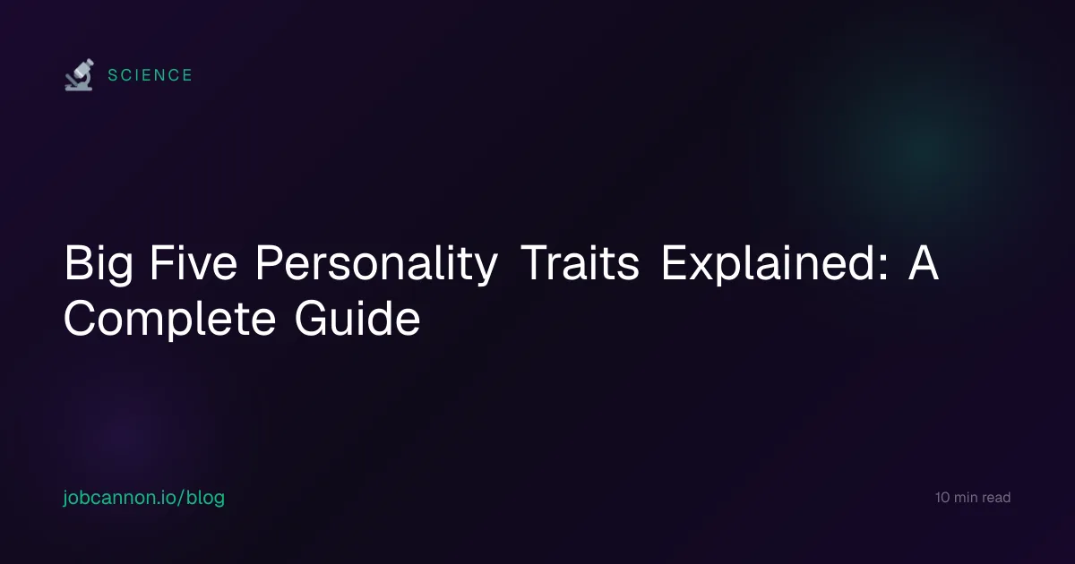 Big Five Personality Traits Explained: A Complete Guide