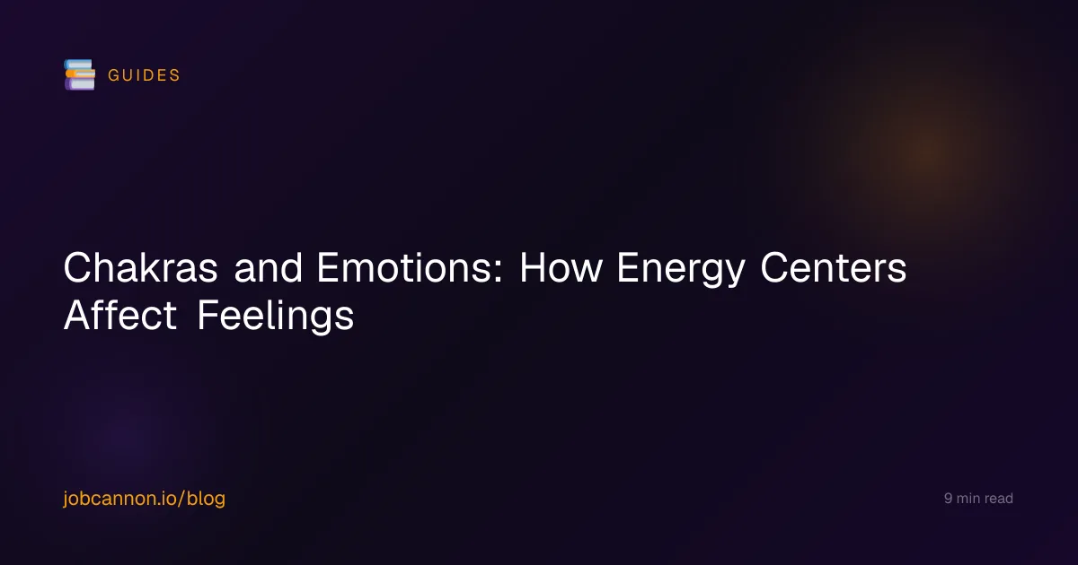 Chakras and Emotions: How Energy Centers Affect Feelings