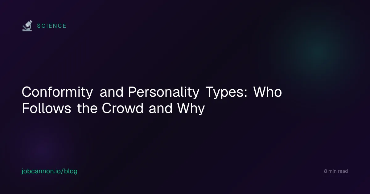 Conformity and Personality Types: Who Follows the Crowd and Why