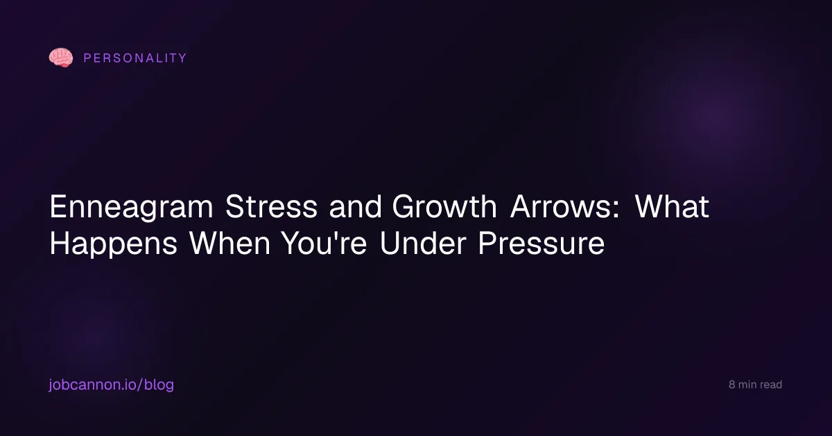 Enneagram Stress and Growth Arrows: What Happens When You're Under Pressure