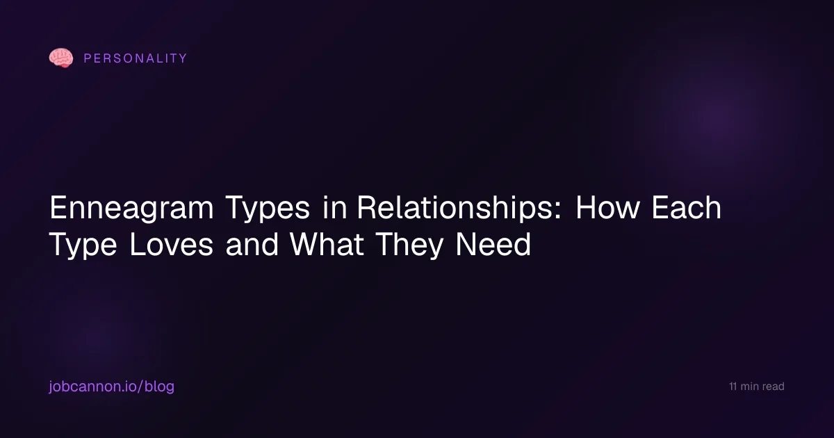 Enneagram Types in Relationships: How Each Type Loves and What They Need