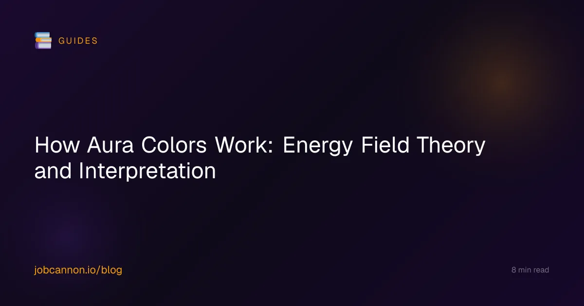 How Aura Colors Work: Energy Field Theory and Interpretation