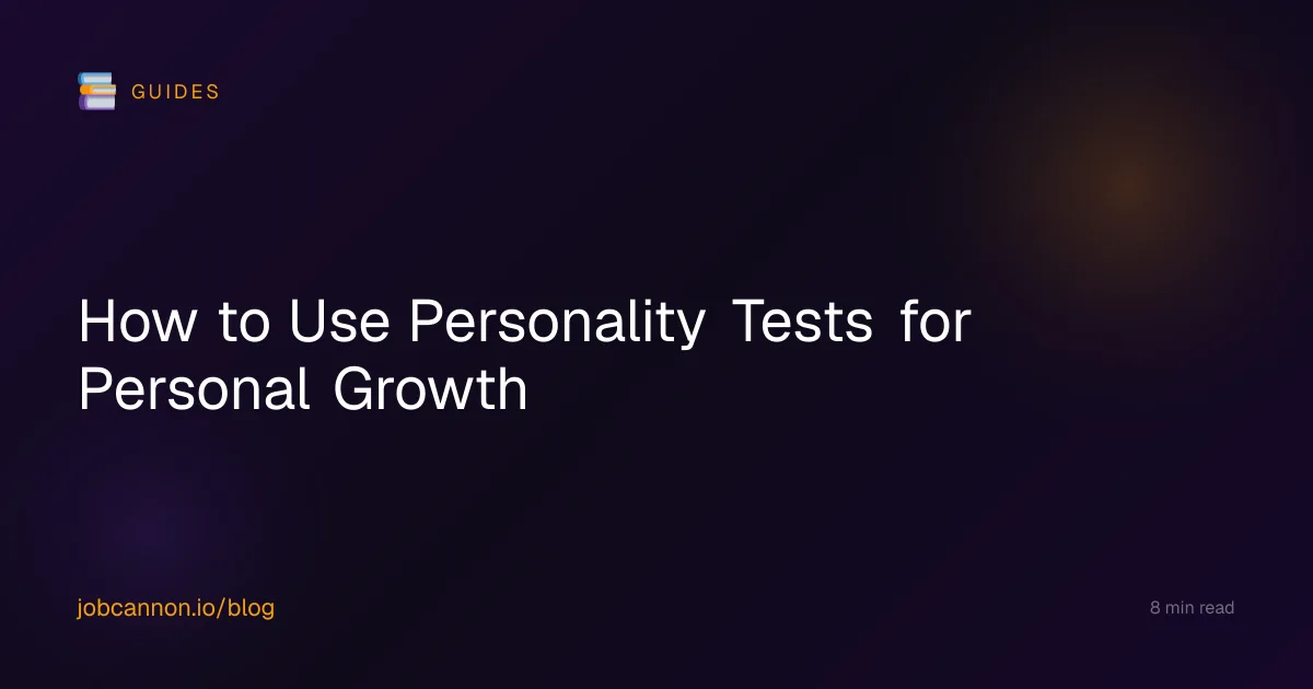How to Use Personality Tests for Personal Growth