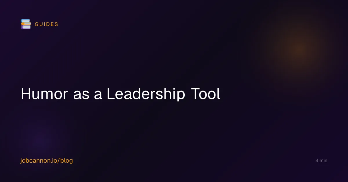 Humor as a Leadership Tool