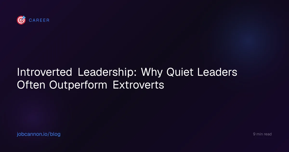 Introverted Leadership: Why Quiet Leaders Often Outperform Extroverts