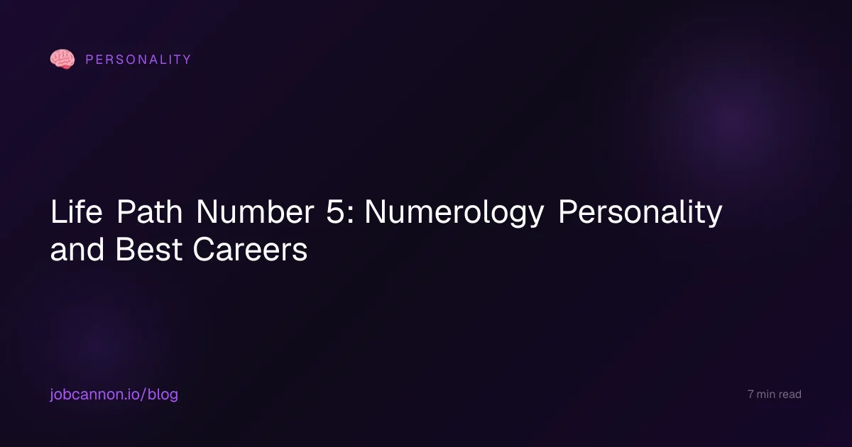 Life Path Number 5: Numerology Personality and Best Careers