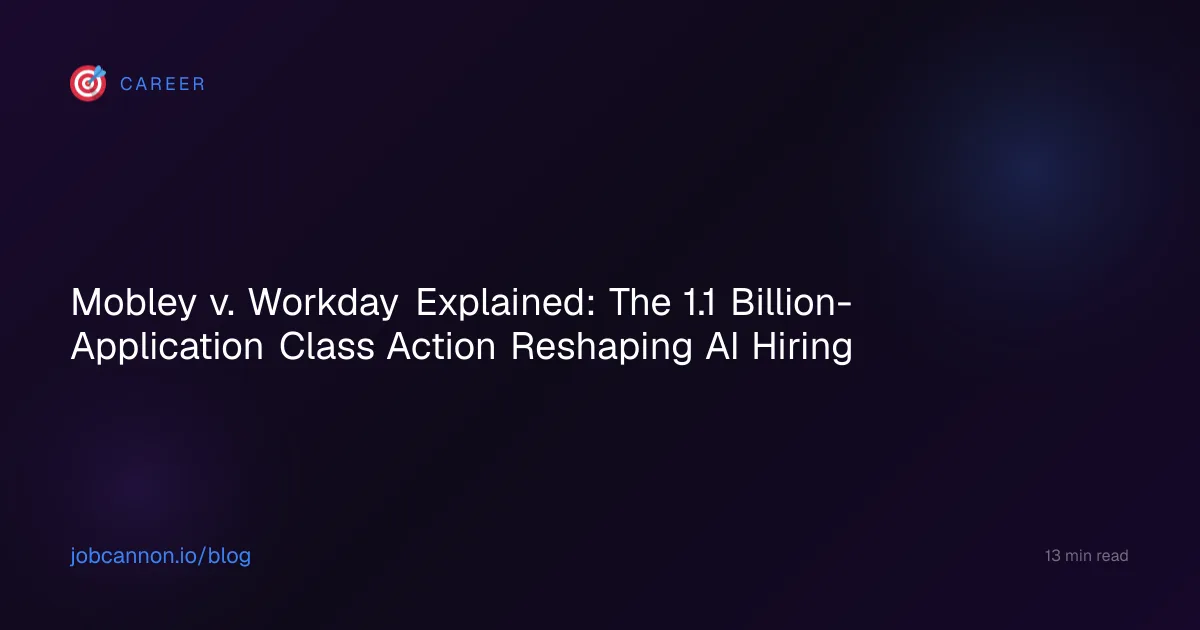 Mobley v. Workday Explained: The 1.1 Billion-Application Class Action Reshaping AI Hiring