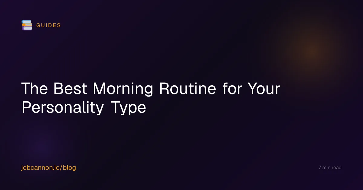 The Best Morning Routine for Your Personality Type