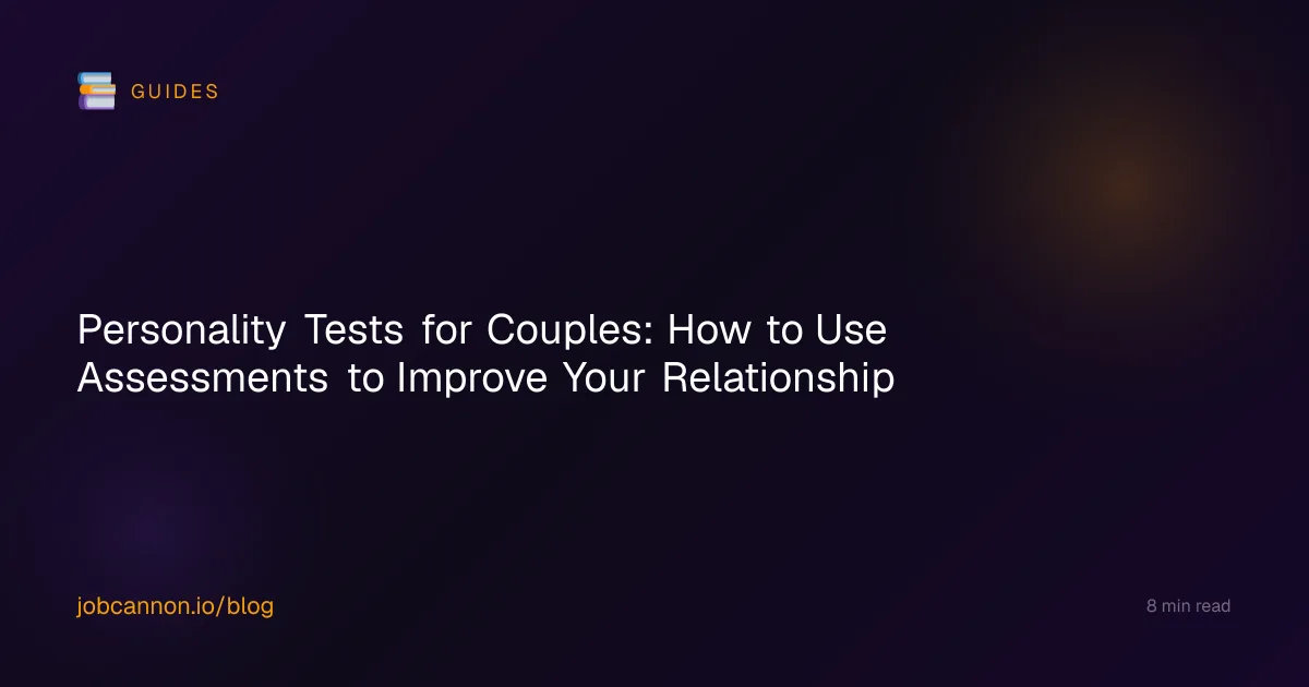 Personality Tests for Couples: How to Use Assessments to Improve Your Relationship