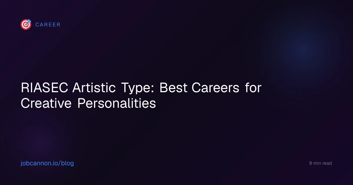 RIASEC Artistic Type: Best Careers for Creative Personalities
