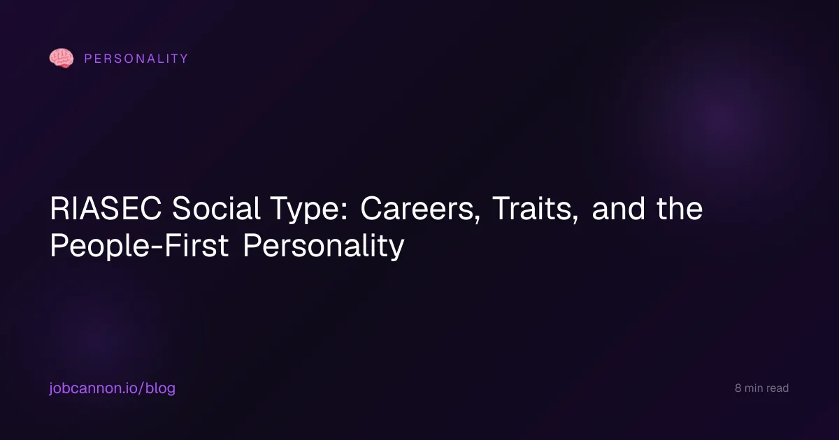 RIASEC Social Type: Careers, Traits, and the People-First Personality