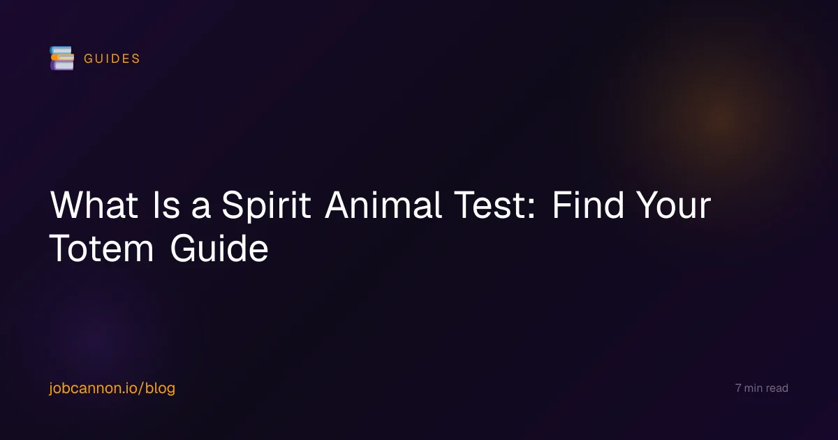 What Is a Spirit Animal Test: Find Your Totem Guide