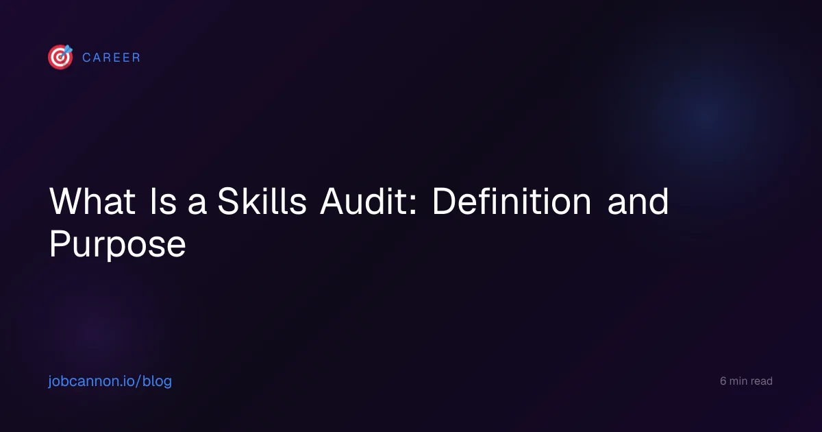 What Is a Skills Audit: Definition and Purpose