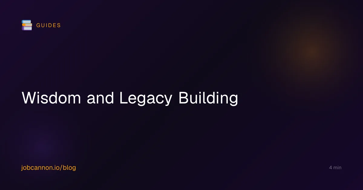 Wisdom and Legacy Building