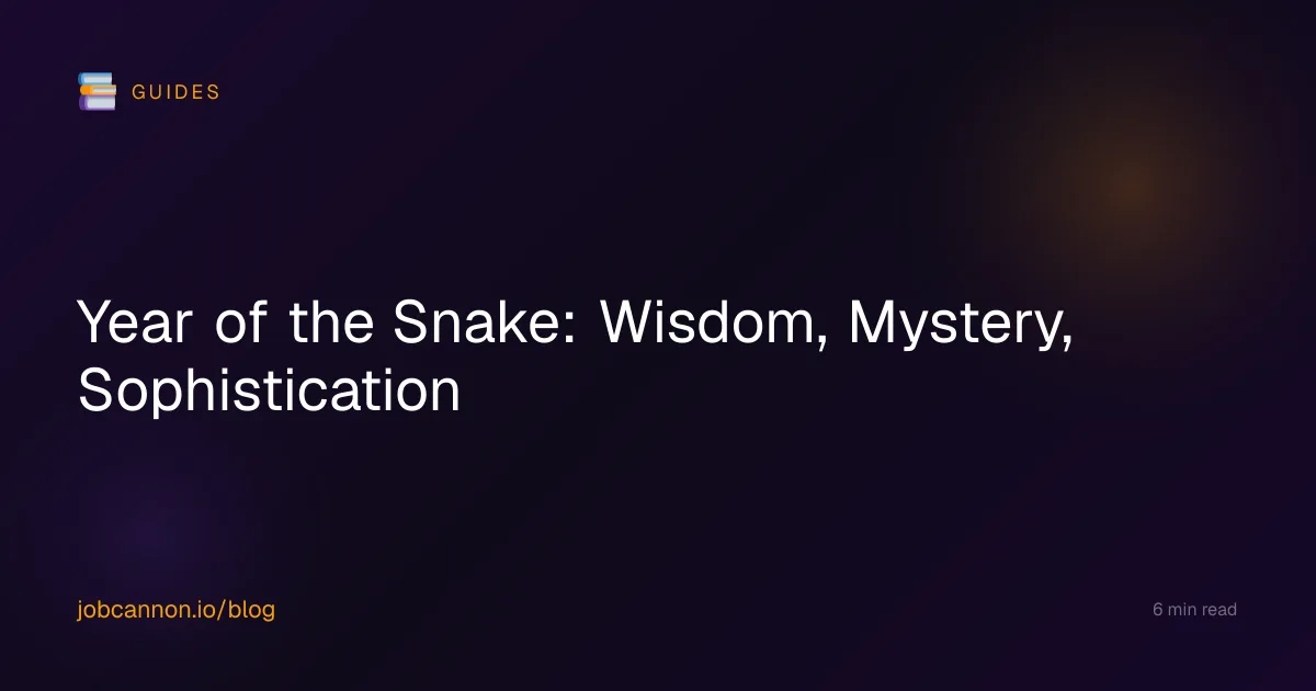 Year of the Snake: Wisdom, Mystery, Sophistication